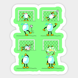 Egg Sports Academy- Soccer Sticker